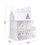 Cargar imagen en el visor de la galería, Fairytale Dollhouse Castle - white
