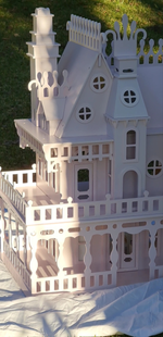 Afbeelding in Gallery-weergave laden, Fairytale Dollhouse Castle - powder pink
